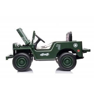 Jeep Willys s 2,4G, 4x4, 1 miestný, green army