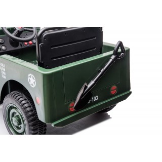 Jeep Willys s 2,4G, 4x4, 1 miestný, green army