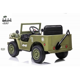 Jeep Willys s 2,4G, 4x4, 1 miestný, olivový