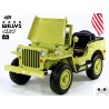 Jeep Willys s 2,4G, 4x4, 24V, 3 miestný, green army