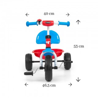 Detská trojkolka Milly Mally Boby TURBO
