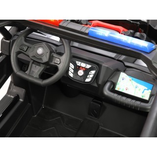 Elektrické vozidlo Bugina Policie 911 s 2,4G, 24V/2x200W