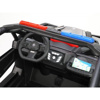 Elektrické vozidlo Bugina Policie 911 s 2,4G, 24V/2x200W
