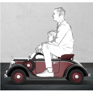 Elektrické autíčko Audi Horch 930V lakované