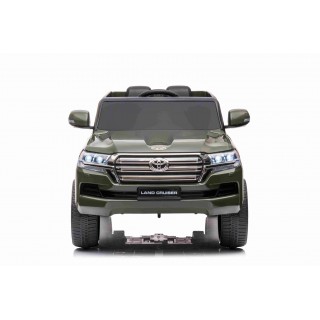 Elektrický džíp Toyota Land Cruiser lakovaný Army zelená