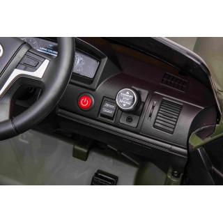 Elektrický džíp Toyota Land Cruiser lakovaný Army zelená