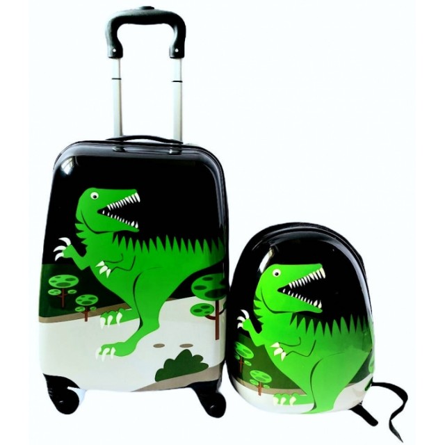 Detský cestovný kufor a batôžtek Dinosaurus 29l
