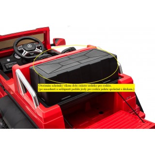 Mercedes G63 AMG s 2,4G, 6x6, jazda i s rodičom