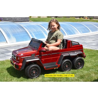 Mercedes G63 AMG s 2,4G, 6x6, jazda i s rodičom