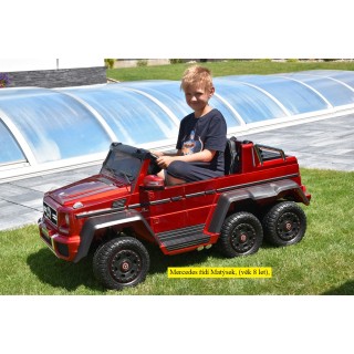 Mercedes G63 AMG s 2,4G, 6x6, jazda i s rodičom