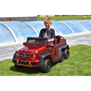 Mercedes G63 AMG s 2,4G, 6x6, jazda i s rodičom