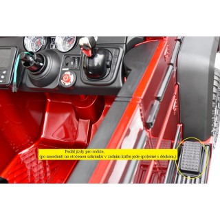 Mercedes G63 AMG s 2,4G, 6x6, jazda i s rodičom