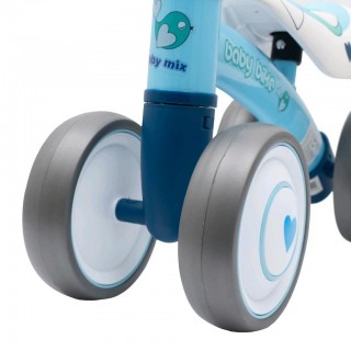 Detské odrážadlo Baby Bike Čierna biela football
