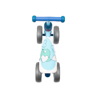 Detské odrážadlo Baby Bike Čierna biela football