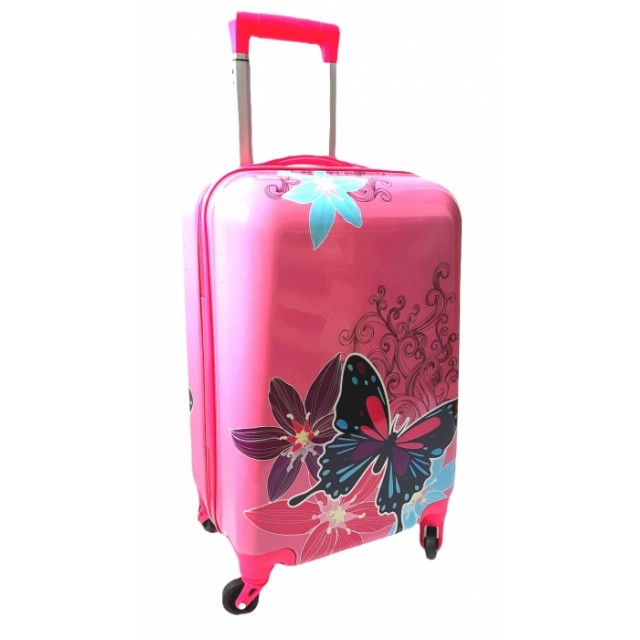 Detský cestovný kufor Motýliky veľký 45l
