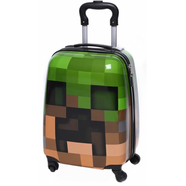 Detský cestovný kufor Minecraft Pixel 29l