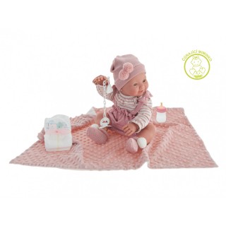 Bábika Mia žmurkajúca a cikajúca 42cm