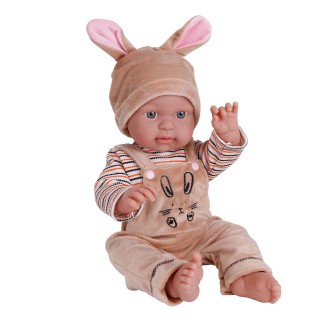 Bábika miminko v oblečku zajačik