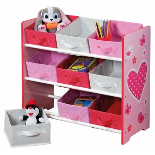 Organizér na hračky ružový