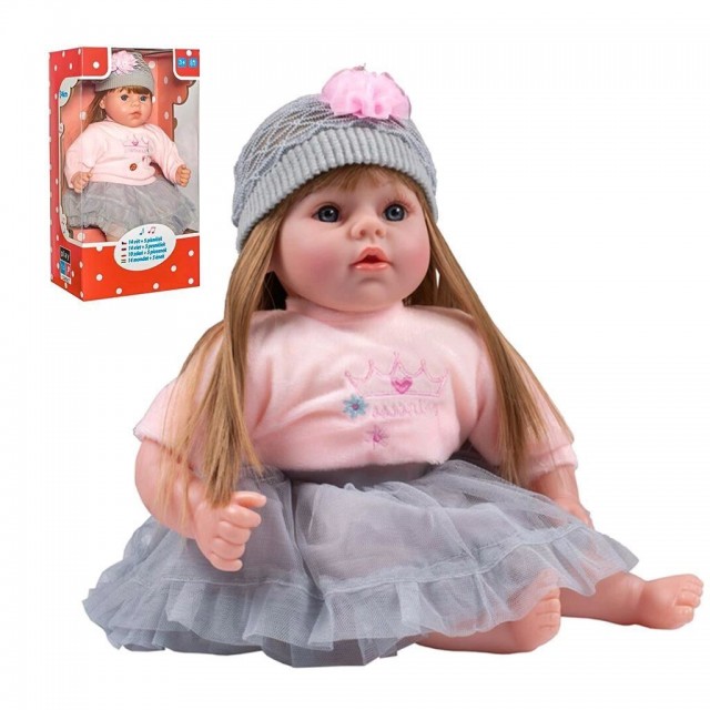 Slovensky hovoriaca a spievajúca detská bábika PlayTo Júlia 46 cm