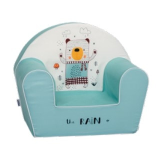 Detské kresielko Rain, modro/mätové