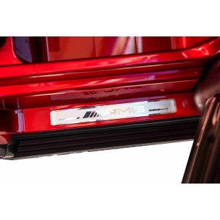 Mercedes G63 AMG 4x4 s 2,4G diaľkovým ovládaním, 4x200W, 2x24V/7Ah, vínová metalíza