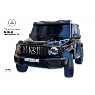 Mercedes G63 AMG 4x4 s 2,4G diaľkovým ovládaním, 4x200W, 2x24V/7Ah, čierny