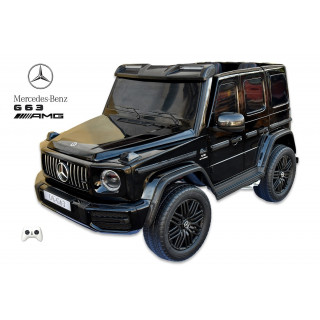 Mercedes G63 AMG 4x4 s 2,4G diaľkovým ovládaním, 4x200W, 2x24V/7Ah, čierny