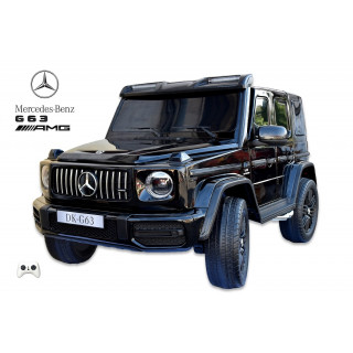 Mercedes G63 AMG 4x4 s 2,4G diaľkovým ovládaním, 4x200W, 2x24V/7Ah, čierny
