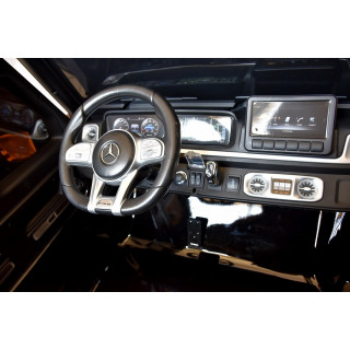 Mercedes G63 AMG 4x4 s 2,4G diaľkovým ovládaním, 4x200W, 2x24V/7Ah, čierny