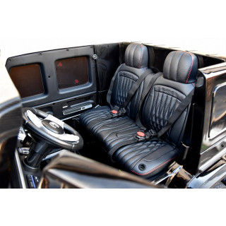 Mercedes G63 AMG 4x4 s 2,4G diaľkovým ovládaním, 4x200W, 2x24V/7Ah, čierny
