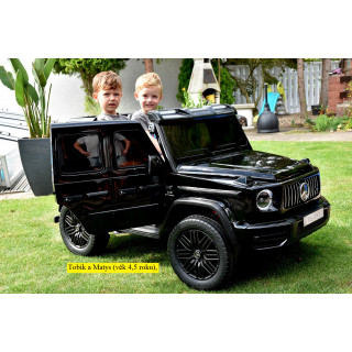 Mercedes G63 AMG 4x4 s 2,4G diaľkovým ovládaním, 4x200W, 2x24V/7Ah, čierny