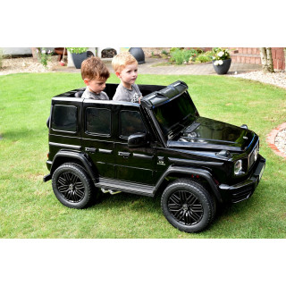 Mercedes G63 AMG 4x4 s 2,4G diaľkovým ovládaním, 4x200W, 2x24V/7Ah, čierny
