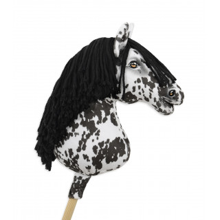 Koník na palici Hobby Horse  leopardí kôň s čiernou hrivou