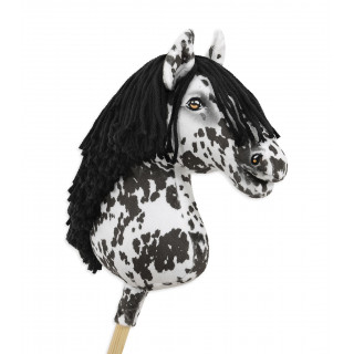 Koník na palici Hobby Horse  leopardí kôň s čiernou hrivou