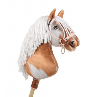 Koník na palici Hobby Horse hnedák tobiano s bielou hrivou