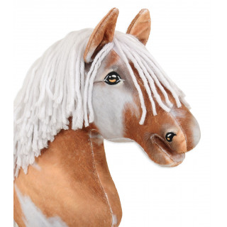 Koník na palici Hobby Horse hnedák tobiano s bielou hrivou
