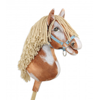 Koník na palici Hobby Horse hnedák tobiano s béžovou hrivou