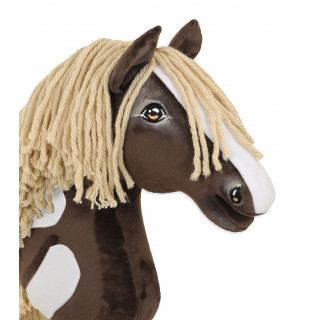 Koník na palici Hobby Horse western IV tmavý hnedák
