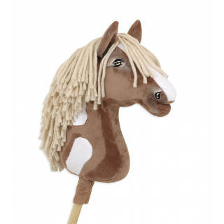 Koník na palici Hobby Horse western III hnedák