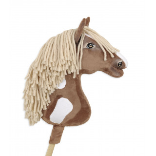 Koník na palici Hobby Horse western III hnedák