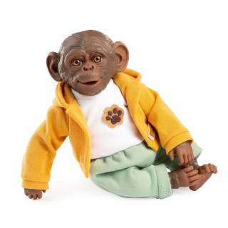Realistická opička bábätko s mäkkým látkovým telom - 32 cm