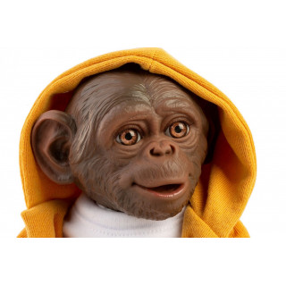 Realistická opička bábätko s mäkkým látkovým telom - 32 cm