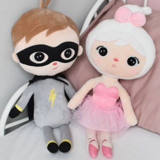 Handrová bábika Metoo Super Boy - sivá