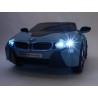Elektrické autíčko BMW I8 Concept s DO modrošedé