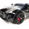 Jaguar F type/R, s 2.4G DO, otváracími dverami a kaputou, EVA kolesami, pérovaním nápravy,12V, lakovaný čierny