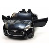 Jaguar F type/R, s 2.4G DO, otváracími dverami a kaputou, EVA kolesami, pérovaním nápravy,12V, lakovaný čierny