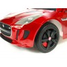 Jaguar F type/R, s 2.4G DO, otváracími dverami a kaputou, EVA kolesami, pérovaním nápravy,12V, lakovaný červený