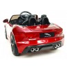 Jaguar F type/R, s 2.4G DO, otváracími dverami a kaputou, EVA kolesami, pérovaním nápravy,12V, lakovaný červený