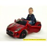 Jaguar F type/R, s 2.4G DO, otváracími dverami a kaputou, EVA kolesami, pérovaním nápravy,12V, lakovaný červený
